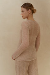 Basic knit Tee long sleeve