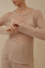 Basic knit Tee long sleeve