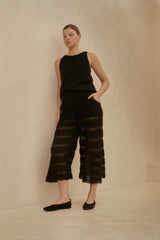 Paloma Alpaca Knit Palazzo Pants