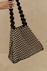 Dora Checkered Tote Bag