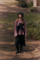 Orchid sweater from baby alpaca