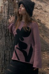 Orchid sweater from baby alpaca