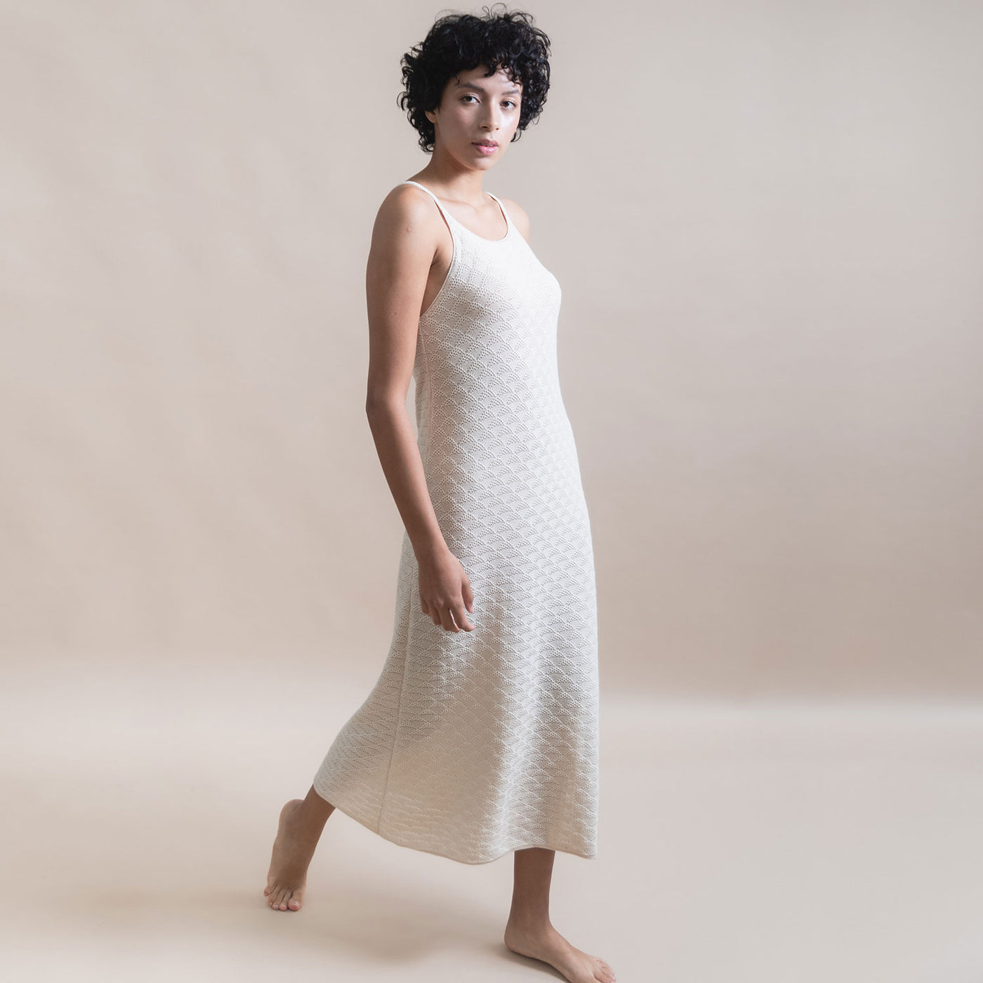Esther Pima Cotton Knit Dress KUSIKUSI Knitwear Esther Pima Cotton Knit Dress KUSIKUSI Knitwear