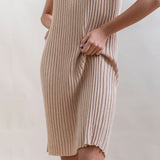 Halter knit dress