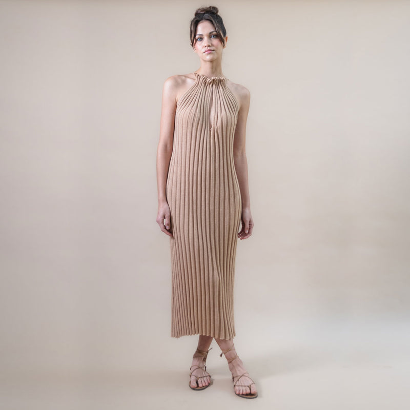 Rita halter knit dress