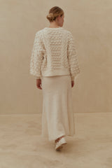 A Shape Alpaca Knit Skirt